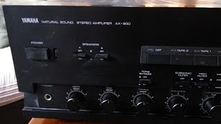 Test Yamaha AX 900 Stereo amplifier [upl. by Gregoor666]