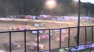 Eriez Speedway  81813  Super Late Model Feature [upl. by Arraes]