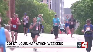 Go St Louis Marathon held in downtown St Louis [upl. by Allebara215]