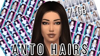 ANTO SIMS 4 HAIR FOLDER 7 GB [upl. by Aiva607]