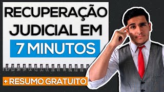 RESUMÃO  RECUPERAÇÃO JUDICIAL  ATUALIZADO 2022  Direito Empresarial [upl. by Heath]