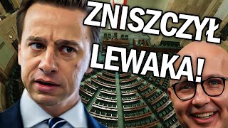 Bosak MIAŻDŻY lewackiego krzykacza [upl. by Nylaret]