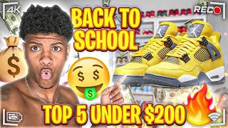 TOP 5 BEST BACK TO SCHOOL SHOES UNDER 200  BEST BUDGET SHOES [upl. by Jayme904]