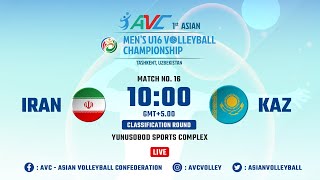 Iran VS Kazakhstan  The 1st Asian Mens U16 Volleyball Championship [upl. by Janie]