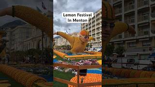 Fête du Citron 2024 in Menton Lemon Festival southoffrance lemon feteducitron frenchriviera [upl. by Creighton381]