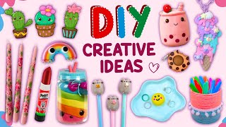 20 DIY CREATIVE IDEAS  School Supplies  Room Decor and more… [upl. by Trust]