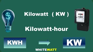 what is kilowatt kilowatthour  how to convert kwh to kw [upl. by Amata]