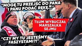 Nie chciał podać ręki Hołowni Marszałek opublikował film [upl. by Goran]