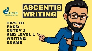 Pass your Ascentis Writing Exams at Entry 3 and Level 1 ESOL with a smile 😁 [upl. by Peltier]