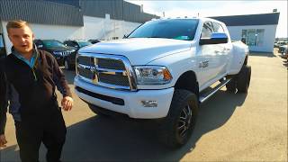 2014 Ram 3500 Longhorn Dually 6 Lift KIT Crew Cab  Fort McMurray AB [upl. by Kutchins]