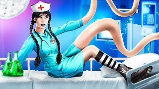 Wednesday Addams Became a Doctor Superheroes in Real Life [upl. by Hteazile]