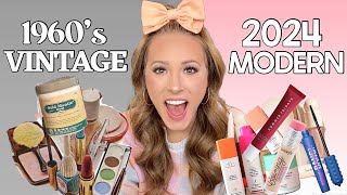 VINTAGE VS MODERN DAY MAKEUP amp SKINCARE HAUL 💄✨🧴 [upl. by Wehrle]