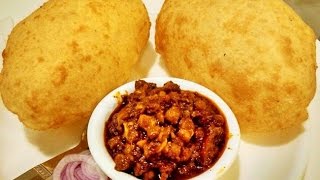 Chole Bhature  Bhatura recipe with quick Chole Masala [upl. by Akenit]