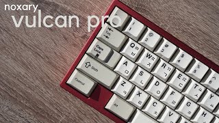 Noxary Vulcan Pro Keyboard Typing Sound Test  Red Inks [upl. by Melisa]