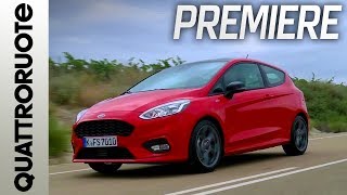 Nuova Ford Fiesta prime impressioni di guida  Quattroruote [upl. by Wilber792]