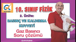 10 Sınıf  Gaz Basıncı Soru Çözümü [upl. by Kepner]