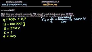 fpy119  Silnik elektryczny  Zadanie z fizyki  filomaorg [upl. by Harday938]