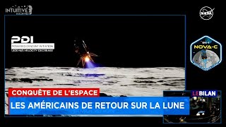 La sonde Odysseus se pose sur la Lune une première du secteur privé  entrevue [upl. by Ahsaetal]