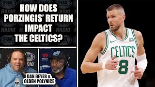 How Does Kristaps Porzingis Return Impact the Celtics  DAN BEYER amp OLDEN POLYNICE [upl. by Neelat]