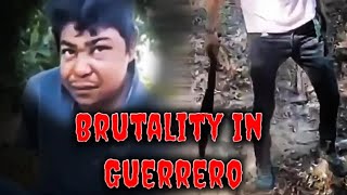 A Gruesome New Cartel Video From Guerrero  Sicarios Butcher amp Bury A Man Alive [upl. by Hakon]