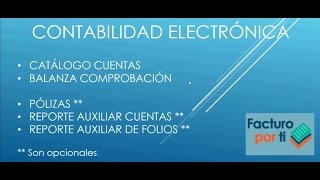 Como generar la Contabilidad Electronica 5 Archivos Paso a Paso [upl. by Mairam]