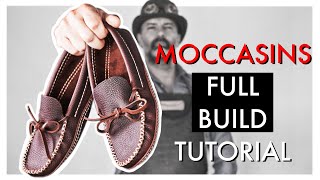 Make a Pair of Moccasins in One Day  Easy DIY Tutorial [upl. by Scever231]