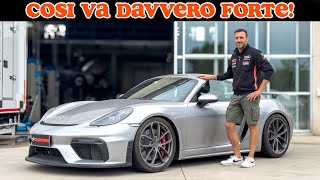 MODIFICHE AL CAMBIO PORSCHE CAYMAN GT4 COPPIA CONICA CORTA  VOLANO LEGGERO  FRIZIONE RINFORZATA [upl. by Caruso526]