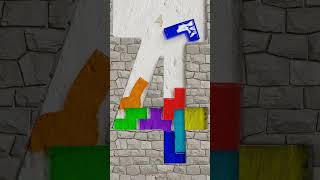 Tetris Down to Zero Number 4  Softbody Simulation V6 [upl. by Ennirac]