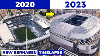 New Bernabeu Timelapse Construction 20202023 [upl. by Dnartreb186]