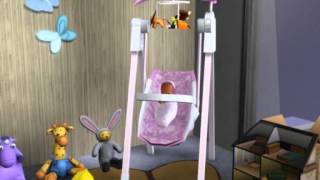 Enkele Knuffelkonijn Luxe Babyschommel Solace Snugabunny Deluxe Baby Swing [upl. by Bertram]