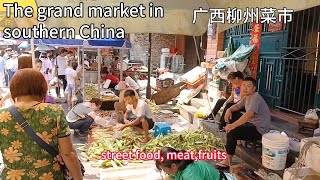 【market】A grand market in southwest China full of street food crafts and fruits [upl. by Horace]