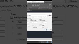 How to Work Effectively with Non Civil 3d File in AutoCad Civil 3d  Civill 3d Shorts civil3dpro [upl. by Ardene]