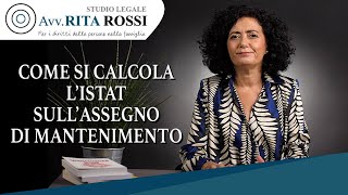 Come si calcola l’Istat sull’assegno di mantenimento [upl. by Raffo]