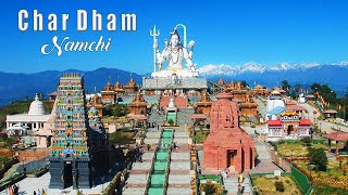 Char Dham Namchi  Siddheswar Dham  Char Dham Huge Lord Shiva Statue [upl. by Anihtyc]