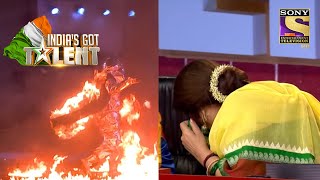 23 वर्ष की Fighter ने किया आग से Fight  Indias Got Talent Season 8  Full Episode [upl. by Aneral]