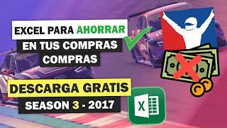 iRacing  AHORRA Y PLANIFICA TUS COMPRAS  Excel Season 3 2017 [upl. by Bick]