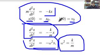 Ecuaciones diferenciales ordinarias Oscilador armónico simple [upl. by Yknip]