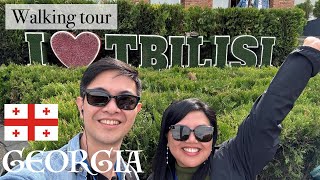 A Walking tour of Tbilisi  Georgia Travel [upl. by Harrak]