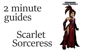 AQW 2 minute guides BloodScarlet Sorceress [upl. by Eanahc714]