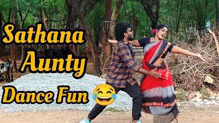 Sathana aunty Dance fun  Part2  Thanikatchi Uruttu [upl. by Eugenio]