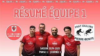 CL COURNON 1 vs FRAT OULLINS 1 Journée 1 2024 09 21 [upl. by Acnairb711]