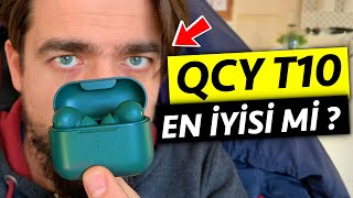 👑YENİ KRAL MI  QCY T10 TWS Bluetooth kulaklık incelemesi [upl. by Sedecram]