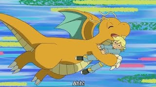 Ash Dragonite with Clemont English Sub HD  pokemon journey [upl. by Amory]