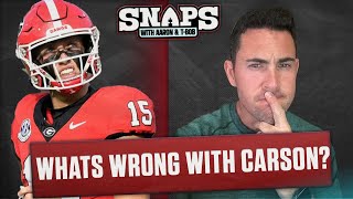 Aaron Murray breaks down what is wrong with Carson Beck [upl. by Borchers]