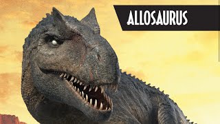 Allosaurus Jurassic World Chaos Theory  Sound Effects  Jurassic World [upl. by Nitsirt]