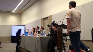 Author Batsu Game Sam Sykes amp Heiber Rothfuss Dawsom Scalzi Wendig Pike Cole phx Comicon 2014 [upl. by Mona]