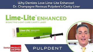 Why Dentists Love LimeLite Enhanced Dr Champagne Reviews Pulpdent’s Cavity Liner [upl. by Nielsen]