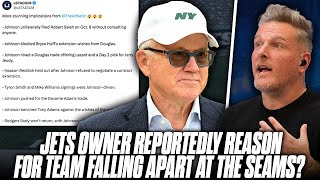 Scathing Report Alleges Jets Owner Woody Johnson Is Destroying The Team At The Seams  Pat McAfee [upl. by Aneladgam]