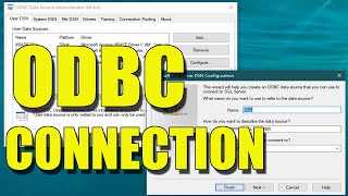 ODBC CONNECTION [upl. by Latterll]