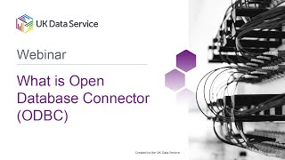 Webinar What is Open Database Connector ODBC [upl. by Bergeron]